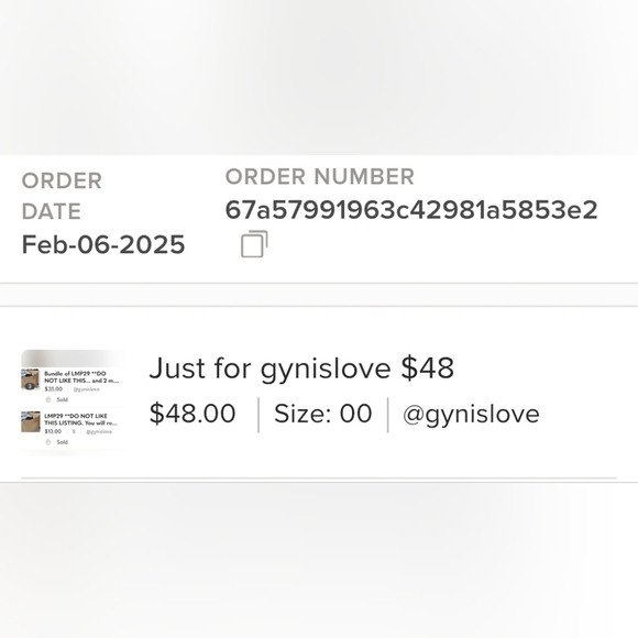 Just for gynislove $48 - Picture 1 of 1